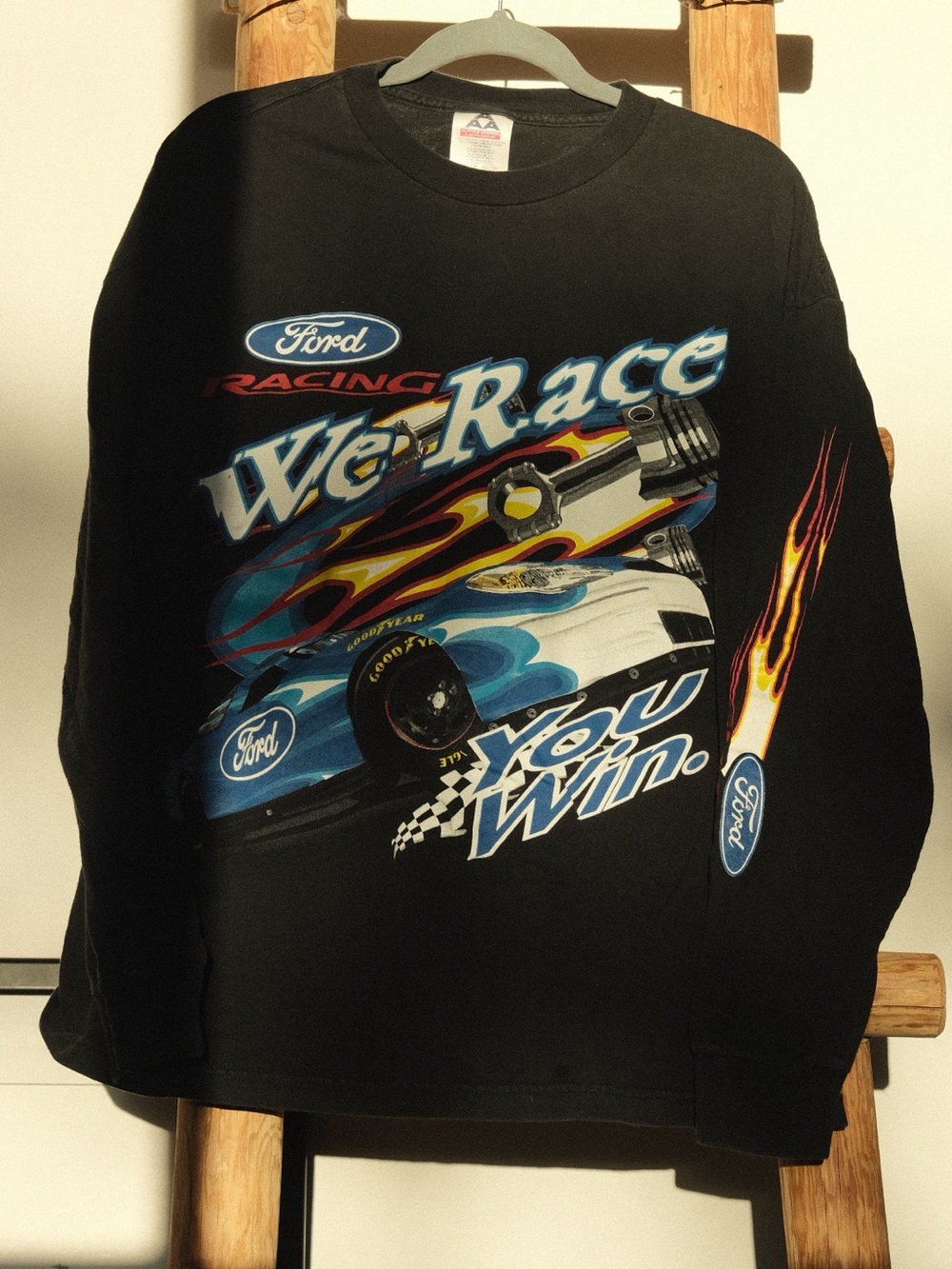 Vintage Ford Black Racing Graphic Tee